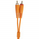 UDG SET RCA STRAIGHT-RCA ANGLED ORANGE 3M (U97005OR)