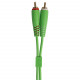 UDG SET RCA STRAIGHT-RCA ANGLED GREEN 3M (U97005GR)