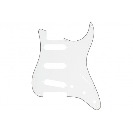 FENDER 11-HOLE MODERN-STYLE STRATOCASTER S/S/S PICKGUARDS PARCHMENT