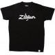 ZILDJIAN CLASSIC LOGO BLACK T-SHIRT LARGE