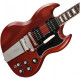 GIBSON SG STANDARD '61 FADED MAESTRO VIBROLA VINTAGE CHERRY