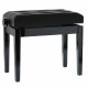 GEWA Piano bench Deluxe Leather Black (Highgloss)