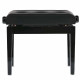 GEWA Piano bench Deluxe Leather Black (Highgloss)