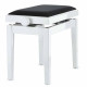 GEWA Piano Bench Deluxe White Hight Gloss (130.030)