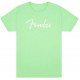 FENDER T-SHIRT SPAGHETTI LOGO SURF GREEN L