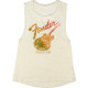 FENDER T-SHIRT SLEEVELESS WOMEN'S STARCASTER NATURAL WHITE XL