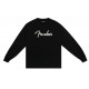 FENDER LONG-SLEEVE T-SHIRT SPAGHETTI LOGO BLACK L