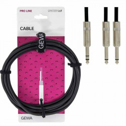 GEWA Pro Line Stereo Jack 6,3мм-2x Mono Jack 6,3мм 1,5м (190.720)