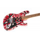 EVH STRIPED SERIES FRANKENSTEIN FRANKIE RED WITH BLACK STRIPES RELIC