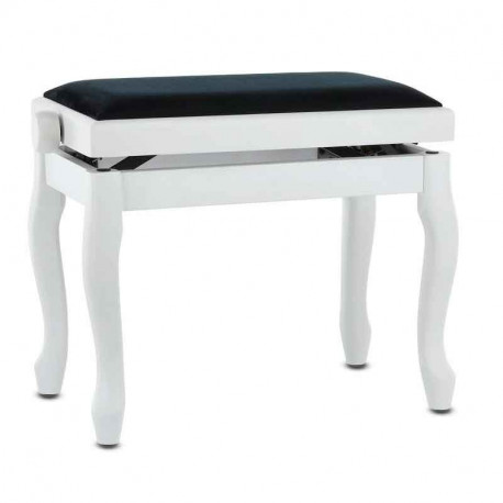 GEWA Piano Bench Deluxe Classic White Matt (130.340)