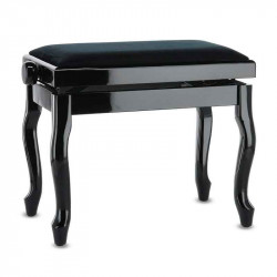 GEWA Piano Bench Deluxe Classic Black Gloss (130.330)