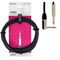 GEWA Alpha Audio Pro Line Mono Jack 6,3 мм/Mono Angled Jack 6,3 мм 6м