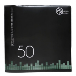 Audio Anatomy 50 X 12" PP Crystal Clear Outer Sleeves 80 Micron