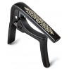 DUNLOP 63CBKC TRIGGER FLY CAPO CELTIC KNOT EDITION CURVED - BLACK