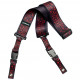 DIMARZIO STEVE VAI CLIPLOCK - ART STRAP BLACK