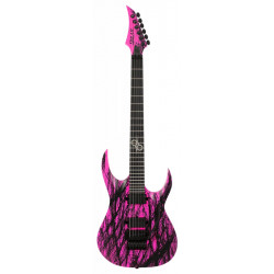 SOLAR GUITARS A2.6FRPN CANIBALISMO PINK NEON MATTE