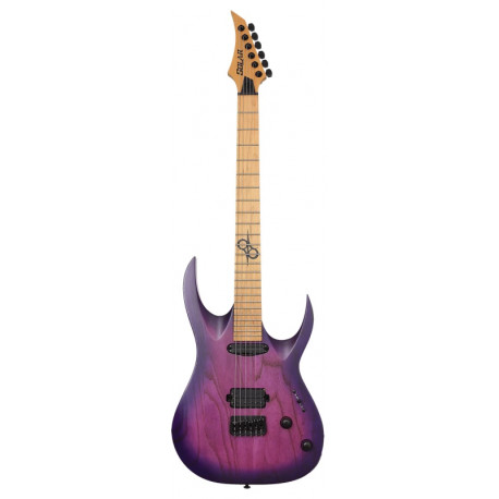 SOLAR GUITARS AB1.6HTPB TRANS PURPLE BURST MATTE