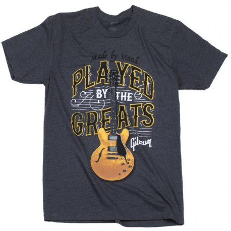 GIBSON AT PLAYED BY THE GREATS T-SHIRT (CHARCOAL) L