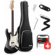 DONNER MUSIC DST-400 ELECTRIC GUITAR BLACK