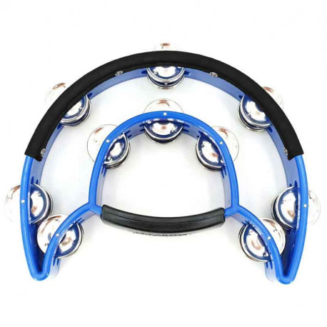 Maxtone 818N/P Power-2 Tambourine w/Protecting Trim (Blue)