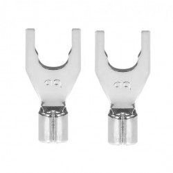 AUDIOQUEST spc Crimp P10M/S Silver Spade SET/4