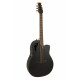 Ovation TX Elite 2078TX Deep Contour Cutaway Black Textured