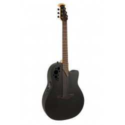 Ovation TX Elite 2078TX Deep Contour Cutaway Black Textured