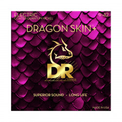 DR Strings DRAGON SKIN+ Electric - Light (9-42)