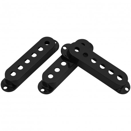 DIMARZIO DM2000BK VINTAGE STRAT PICKUP COVERS (Black)