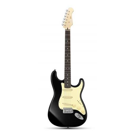 DONNER MUSIC DST-600 ELECTRIC GUITAR-BLACK