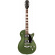 GRETSCH G5220 ELECTROMATIC JET BT SINGLE-CUT WITH V-STOPTAIL OLIVE METALLIC