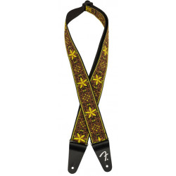 FENDER STRAP 2" PASADENA WOVEN YELLOW WALLFLOWER