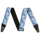 FENDER STRAP 2" HAWAIIAN STRAPS BLUE FLORAL