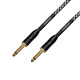 CASCHA CCP-G2SBK6 (PROFESSIONAL LINE GUITAR CABLE, TWEED BLACK, 6 м)