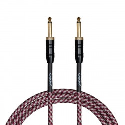 CASCHA CCP-G2SRD3 (PROFESSIONAL LINE GUITAR CABLE, TWEED RED, 3 м)