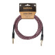 CASCHA CCP-G2SRD3 (PROFESSIONAL LINE GUITAR CABLE, TWEED RED, 3 м)