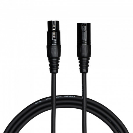 CASCHA CCS-M1BK2 (STANDARD LINE XLR, BLACK, 2 м)