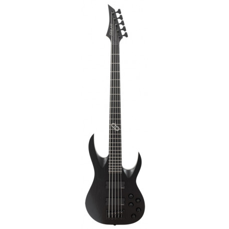 SOLAR GUITARS AB1.5BOP BLACK OPEN PORE MATTE