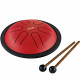 Meinl Nino Mini Melody Steel Tongue Drum NINO980R (6") Red