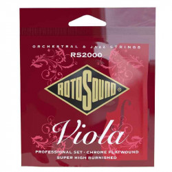 Rotosound RS2000 Professional Viola Chrome Flatwound Set