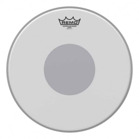 REMO Controlled Sound Coated Black Dot - Bottom Black Dot 8" (CS-0108-10)