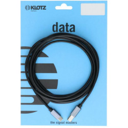 KLOTZ USB 2.0 CABLE PLUG C - PLUG B 1 M