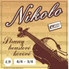 GorStrings Nikolo № 9 4/4-3/4 (1 шт) - струна Ми для скрипки
