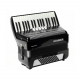 Hohner Bravo III 72 Black A16622 SilentKey