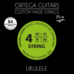Ortega Custom Pro Crystal Nylon UKP-BA