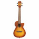 Ortega Earth RUDAWN-CE Concert Ukulele Okoume Preamp Dawn Sunburst