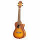 Ortega Earth RUDAWN-CE Concert Ukulele Okoume Preamp Dawn Sunburst
