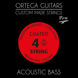 Ortega ABP-4 Phosphor Bronze Coated Custom Made Pro, 45-100