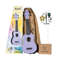Ortega Keiki Pack K2-LAF Sopano, Lavander Field (комплект)
