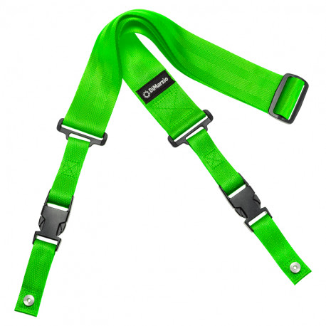 DIMARZIO 2 INCH NYLON CLIPLOCK NEON GREEN